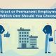 Contract or Permanent Employment – Which One Should You Choose - Staffing Company in Mumbai